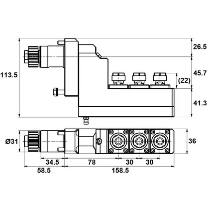 CITIZEN DRILLING MILLING HEAD ER11Ax3 SPUR GEAR FOR A20 A20L